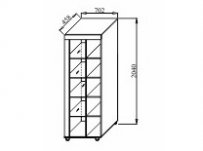 Шкаф МЦН 700 Белла-5                                                                                                                                                                                                        